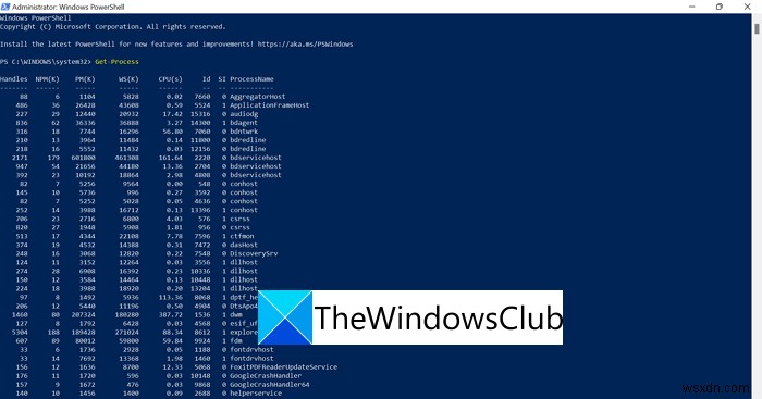 Windows 11/10에서 애플리케이션 프로세스 ID를 찾는 방법 