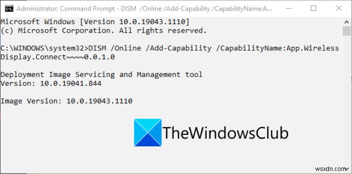 Windows 11/10에서 무선 디스플레이 설치 실패 오류 수정 