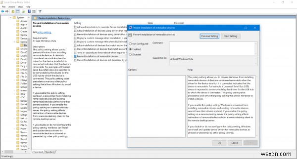Windows 11/10에서 이동식 장치 설치를 방지하는 방법 