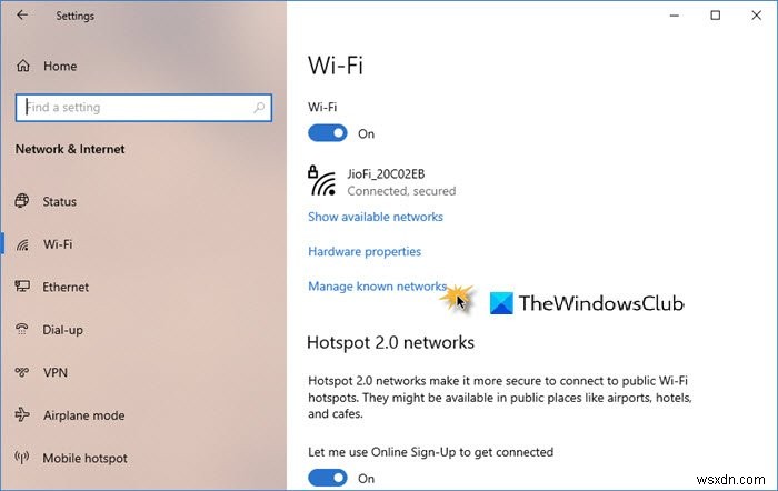 Windows 11/10에서 무선 네트워크 프로필을 잊어버리는 방법 