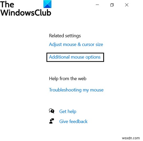 Windows 11/10에서 마우스 설정을 기본값으로 재설정하는 방법 