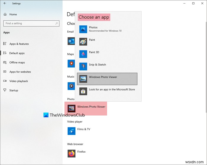 Windows 11/10에서 기본 사진 뷰어를 변경하는 방법 