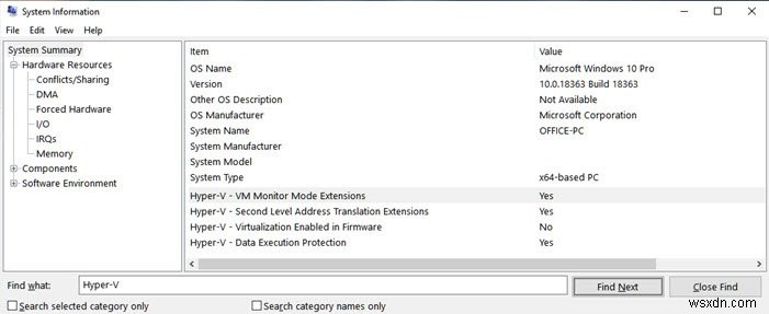 Windows 샌드박스를 설치할 수 없습니다. 펌웨어에서 가상화 지원이 비활성화되어 있습니다. 