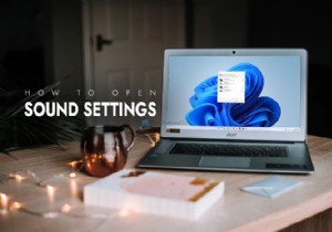 Windows 11에서 이전 사운드 설정 패널을 여는 3가지 방법