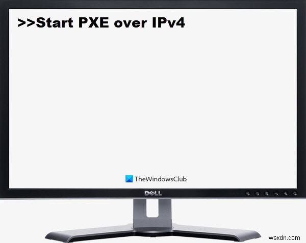 Windows 11/10에서 IPv4를 통한 PXE 시작을 수정하는 방법 