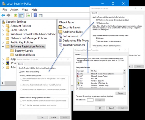 Windows 11/10에서 프로그램을 블랙리스트 또는 화이트리스트에 추가하는 방법 