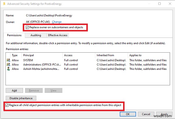 Windows 11/10에서 파일 또는 폴더의 소유권을 변경하는 방법 