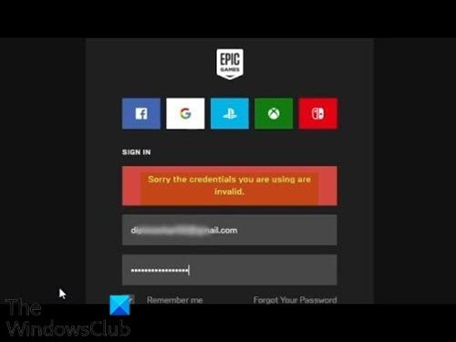 Windows 11/10에서 Epic Games Launcher 로그인 오류 수정 