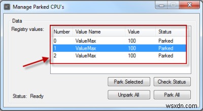 Windows 11/10에서 CPU 코어 파킹을 활성화 또는 비활성화하는 방법 