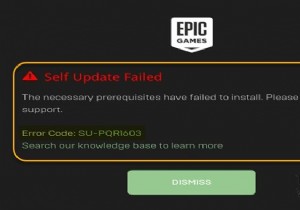 Windows 11/10에서 Epic Games 오류 코드 SU-PQR1603 또는 SU-PQE1223 수정 