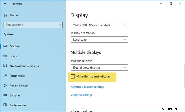 Windows 11/10에서 기본 및 보조 모니터를 변경하는 방법 
