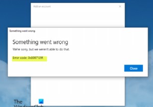 Windows 10/11에서 메일 앱 오류 코드 0x8007139f 수정 