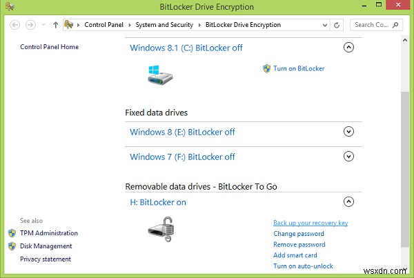 Windows 11/10에서 BitLocker 드라이브 암호화 복구 키를 백업하는 방법 