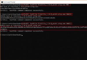 윈도우 Certutil 명령어로 파일의 MD5 체크섬 확인하고 검증하는 방법