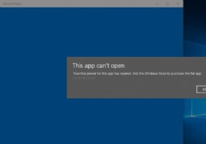 Windows 11/10에서  이 앱의 평가판 기간이 만료되었습니다  오류 해결 방법