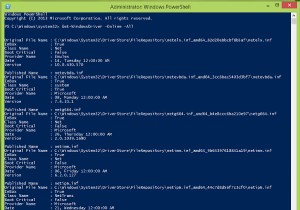 Windows PowerShell로 설치된 드라이버 목록 및 상세 정보 확인하는 방법