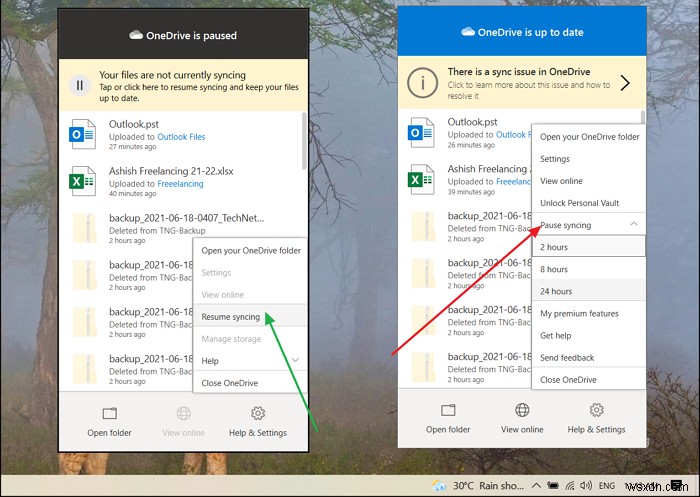 OneDrive 오류 0x80070194 수정, 클라우드 파일 공급자가 예기치 않게 종료됨 