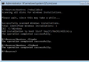 Windows 11/10에서 BCD(부팅 구성 데이터) 파일을 다시 빌드하는 방법