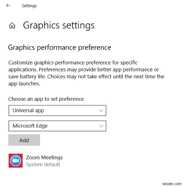 응용 프로그램이 Windows 11/10에서 그래픽 하드웨어에 액세스하지 못하도록 차단되었습니다. 