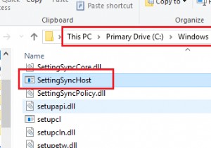 SettingSyncHost.exe(설정 동기화 호스트 프로세스) CPU 사용량 높음 문제 해결 방법