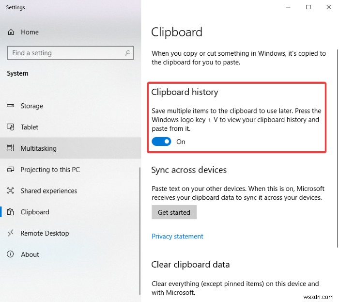 Windows 11/10에서 클립보드 기록이 작동하지 않거나 표시되지 않음 