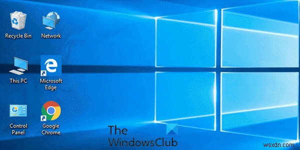 Windows 11/10에서 외부 모니터에 연결하면 바탕 화면 아이콘이 무작위로 이동합니다. 