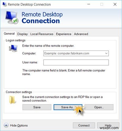 Windows 11/10에서 원격 데스크톱 연결 바로 가기를 만드는 방법 