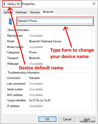Windows 11/10에서 Bluetooth 장치의 이름을 바꾸는 방법 