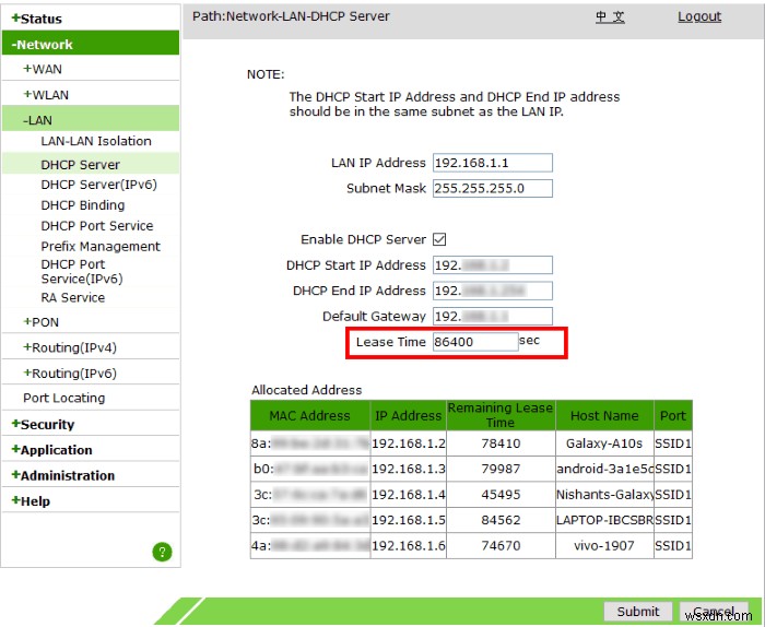 Windows 11/10에서 DHCP 임대 시간을 변경하는 방법 