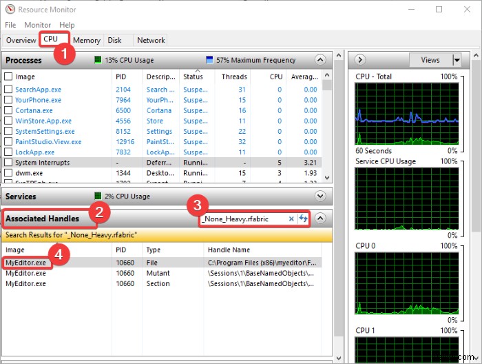 Windows 11/10에서 어떤 프로세스가 파일을 잠그거나 사용하고 있는지 어떻게 알 수 있습니까? 