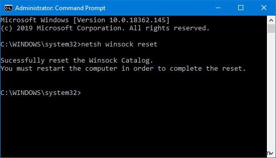 Windows 11/10에서 Winsock을 재설정하는 방법 