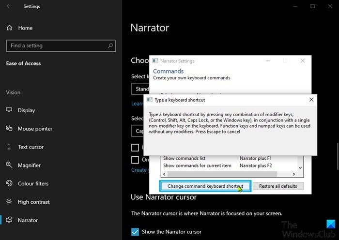 Windows 10에서 내레이터 설정을 구성하는 방법 