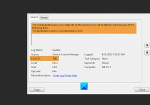 Windows 11/10에서 서비스 제어 관리자 이벤트 ID 7001 오류 해결 방법