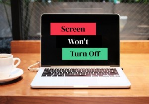 Windows 11/10에서 지정된 시간이 지나도 화면이 꺼지지 않을 때 해결 방법