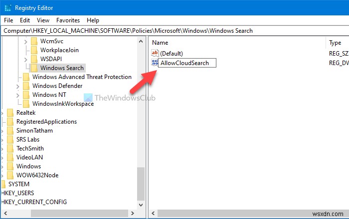 Windows 11/10의 작업 표시줄 검색 상자에서 Cloud Content Search를 활성화 또는 비활성화하는 방법 