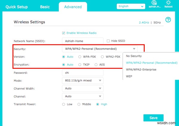 Wi-Fi 네트워크 Windows 11/10에서 안전하지 않음 