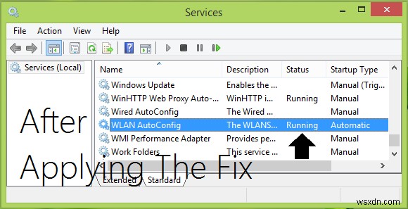 Windows에서 WLAN AutoConfig 서비스를 시작할 수 없습니다. 오류 1068 