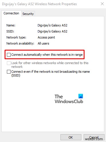 Windows 11/10이 Wi-Fi 네트워크에 자동으로 연결되지 않도록 중지 