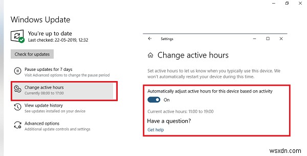Windows 11/10에서 활성 시간을 자동으로 조정하는 방법 