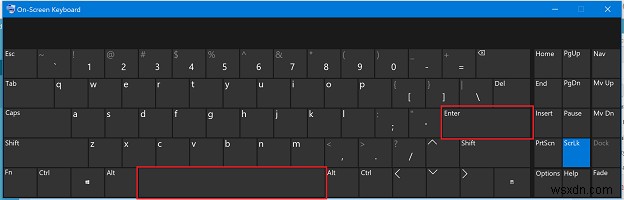 Windows 11/10 PC에서 스페이스바 또는 Enter 키가 작동하지 않음 