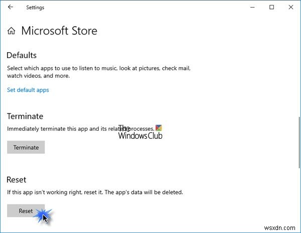 예외 코드 0xc000027b와 함께 Microsoft Store 앱 충돌 