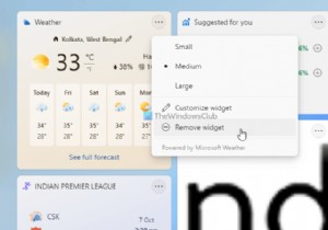 Windows 11/10의 뉴스 및 관심 위젯에서 정보 카드를 표시하거나 숨기는 방법 