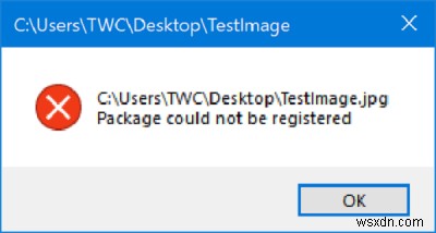 수정 패키지는 Windows 컴퓨터에서 오류를 등록할 수 없습니다. 