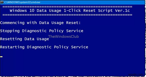 Windows 11/10에서 데이터 사용량을 재설정하거나 지우는 방법 