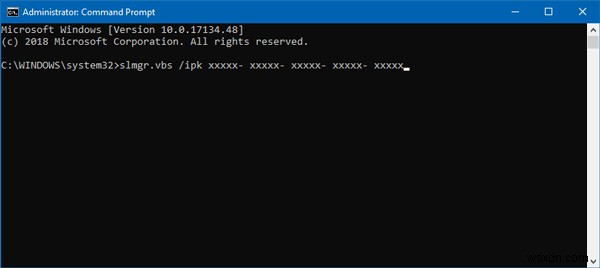 Windows 정품 인증 오류 코드 0xC004F078 