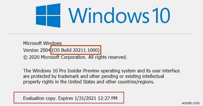 Flighting인지 Windows Insider Build인지 확인하는 방법은 무엇입니까? 