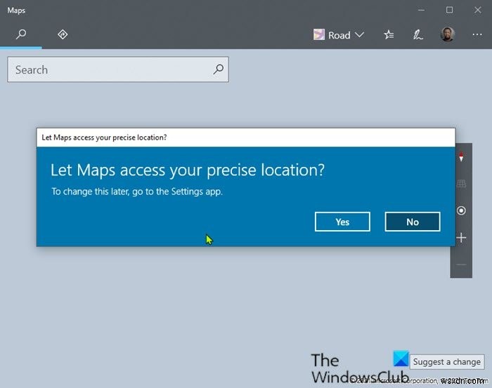Windows 11/10에서 지도 앱이 작동하지 않거나 잘못된 위치가 표시됨 