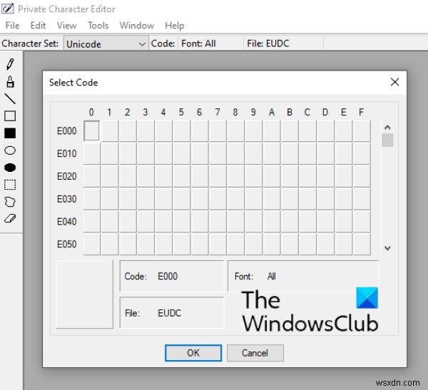 Windows 11/10의 Charmap 및 Eudcedit 내장 도구 사용 방법 
