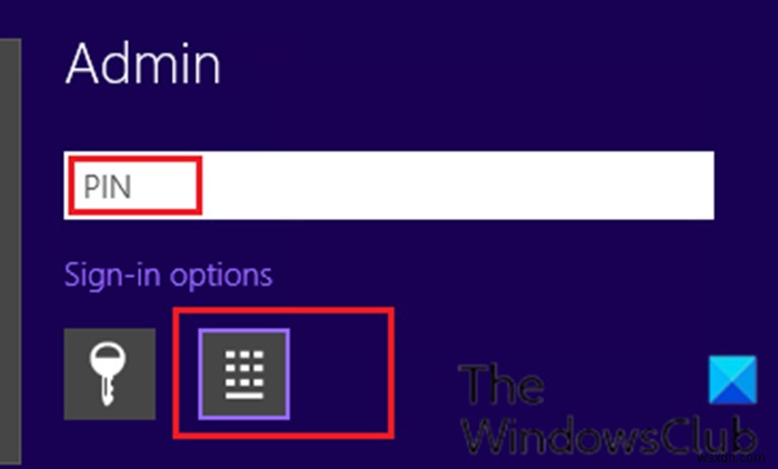 Windows에서 로그인 화면에서 암호 대신 PIN을 요구함 
