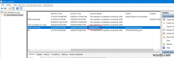 Windows 11/10의 작업 스케줄러에 대한 오류 코드 0x80070057 
